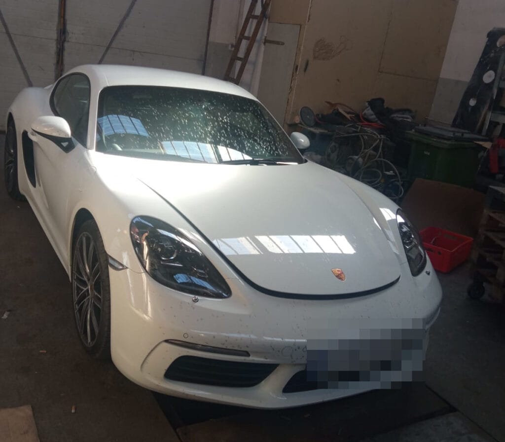 kobra 350 000 degerinde bir porsche buldu ve kurtardi 16364
