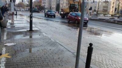 Ochota da su kaynagi arizasi ve otobus duragi devre disi birakildi 15738