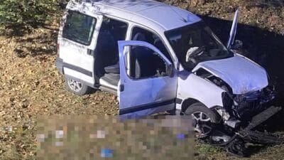 Olmek uzere olan babasini arabada birakip kacti kaza failine 8 yil hapis ve omur boyu arac kullanma yasagi 16985