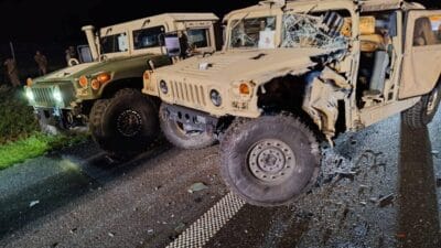 Otobus a2 yolundaki amerikan askerlerinin arasina daldi 5 kisi yaralandi 18330