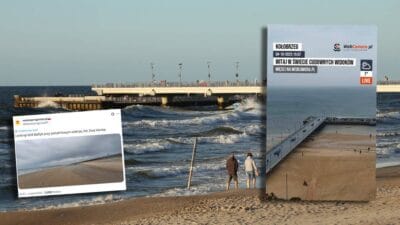 Polonya sahilinde şaşırtıcı bir manzara. Baltık denizi onlarca metre çekilmiş. 3 Polonya sahilinde sasirtici bir manzara baltik denizi onlarca metre cekilmis 15147