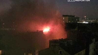 Praga kuzey de tavan arasi yangini 20 kisi tahliye edildi 18381