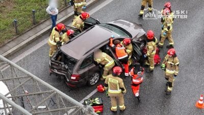 S8 yolu uzerinde karambol 4 kisi yaralandi buyuk trafik zorluklari 16463