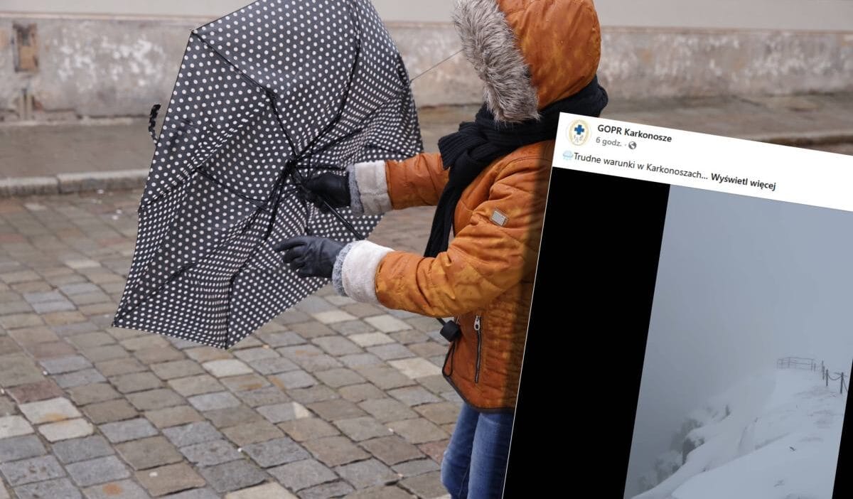 Siddetli ruzgarlar polonya yi vuracak karkonosze de turistlere cagri kurtarma ekipleri goruntuleri izletti 19371