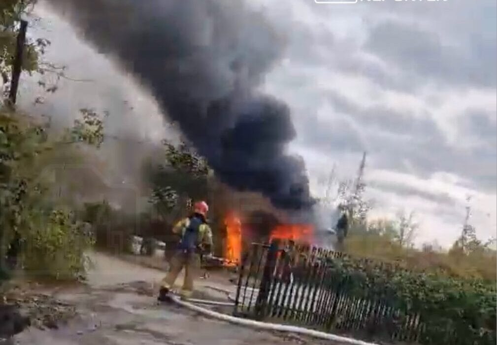 Targ wek te terk edilmis istasyon binasinda yangin 19677