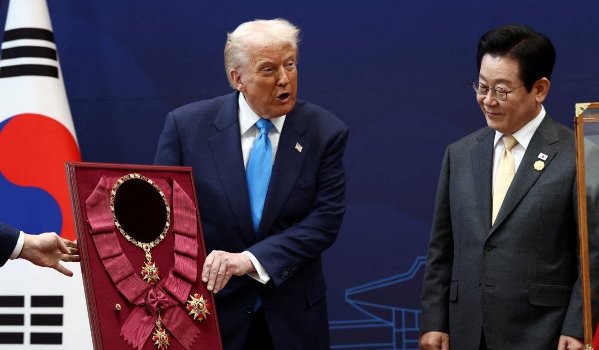 Trump guney kore de altin tac madalya ve tatli luks dolu bir ziyaret 19918