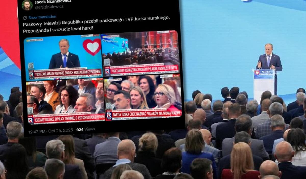 Tv republika tusk kongresini bu sekilde gosterdi paskowy kurski nin tvp sini alt etti 19209