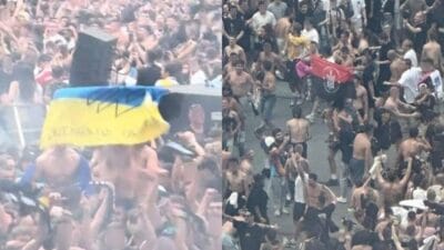 Ulusal stadyumda kirmizi ve siyah ukrayna bandera bayraklarinin sergilenmesine iliskin sorusturma acilmasinin reddedilmesi 14411