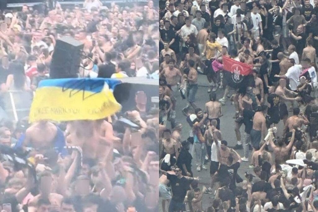 Ulusal stadyumda kirmizi ve siyah ukrayna bandera bayraklarinin sergilenmesine iliskin sorusturma acilmasinin reddedilmesi 14411