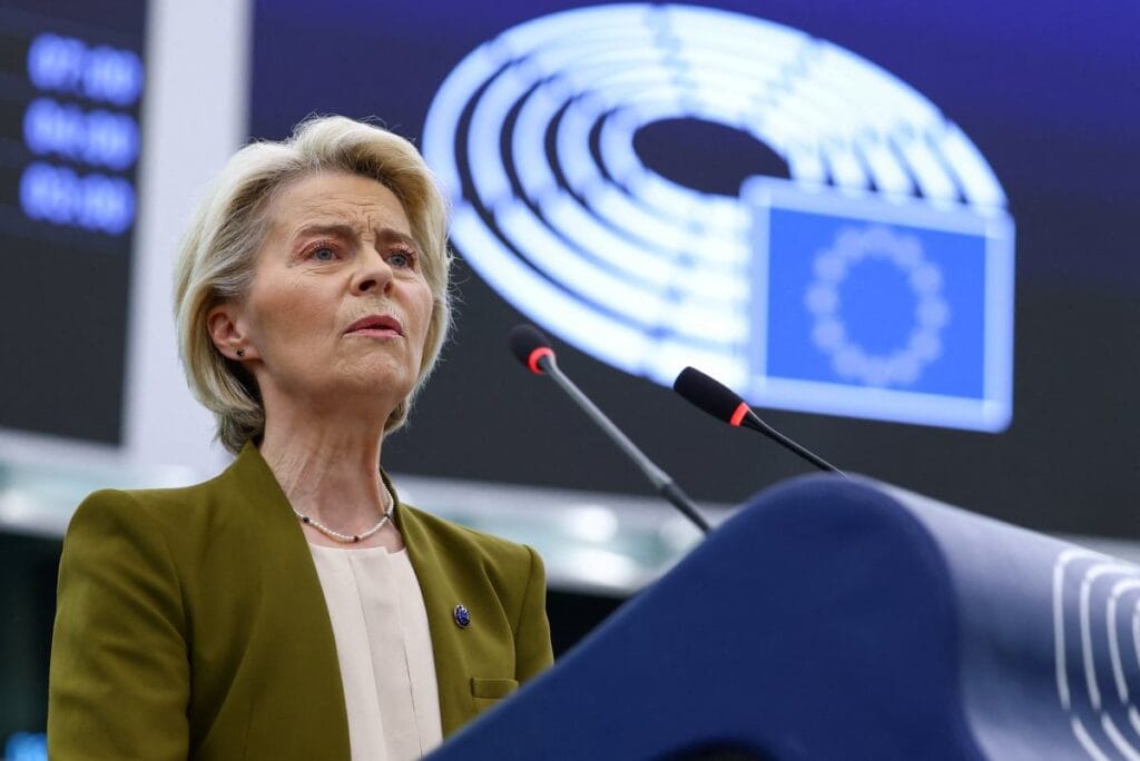 ursula von der leyen etrafinda firtina avrupa komisyonu baskani bir cagrida bulundu 15408