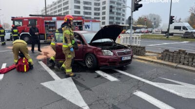 Ursyn w da onemli bir kavsakta carpisma bir kisi hastanede 17210