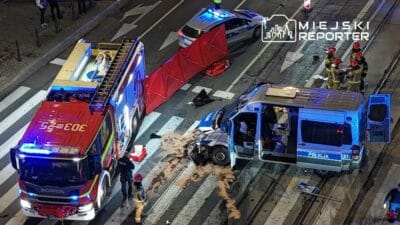 Varsova da ciddi polis kazasi yarali polis memurlari 17862