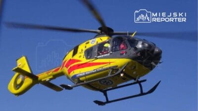 Varsova yakinlarinda ciddi kaza bisiklete binen 12 yasindaki bir cocuga araba carpti lpr helikopteri is basinda 17015