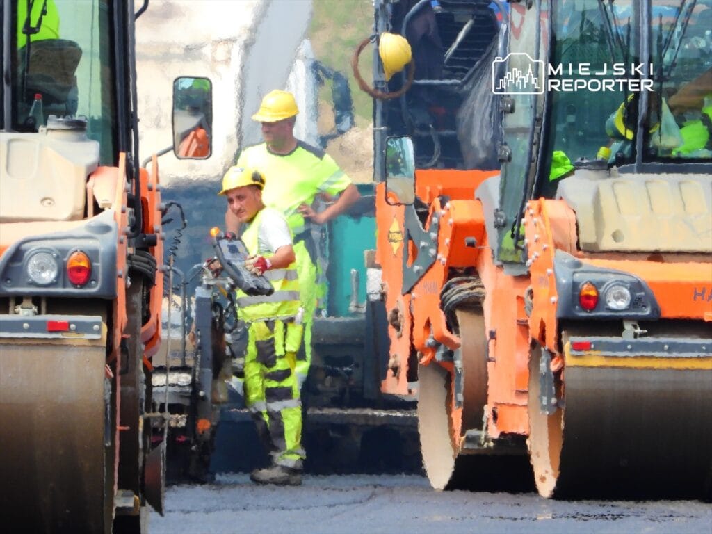 wesola daki ana caddelerden birinin yenilenmesi 4 ay suren zorluklar 14784