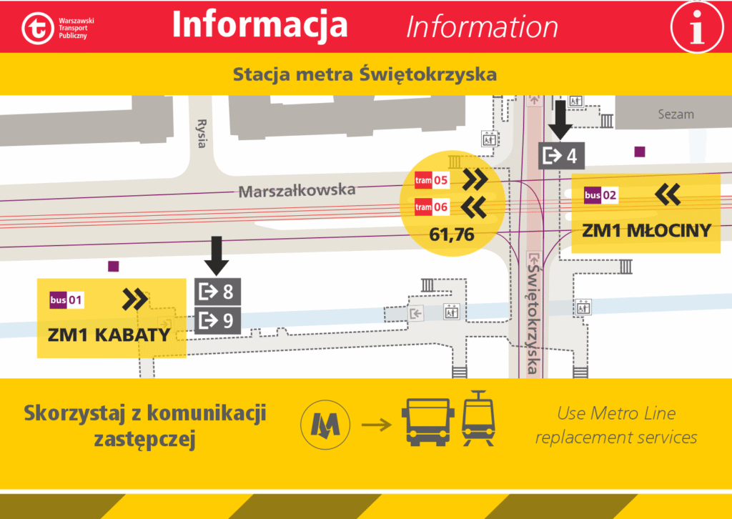 A14 mapka metro swietokrzyska 13 16 listopada