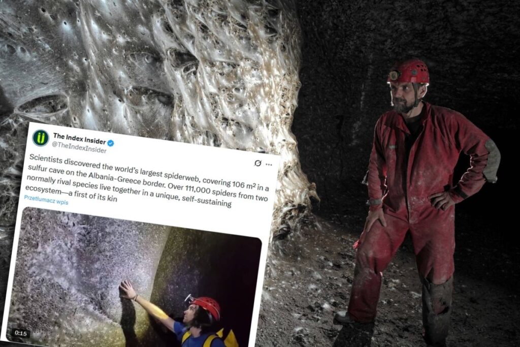 bir magarada sok edici kesif dev orumcek agi 100 000 den fazla orumcegi sakliyor 22167