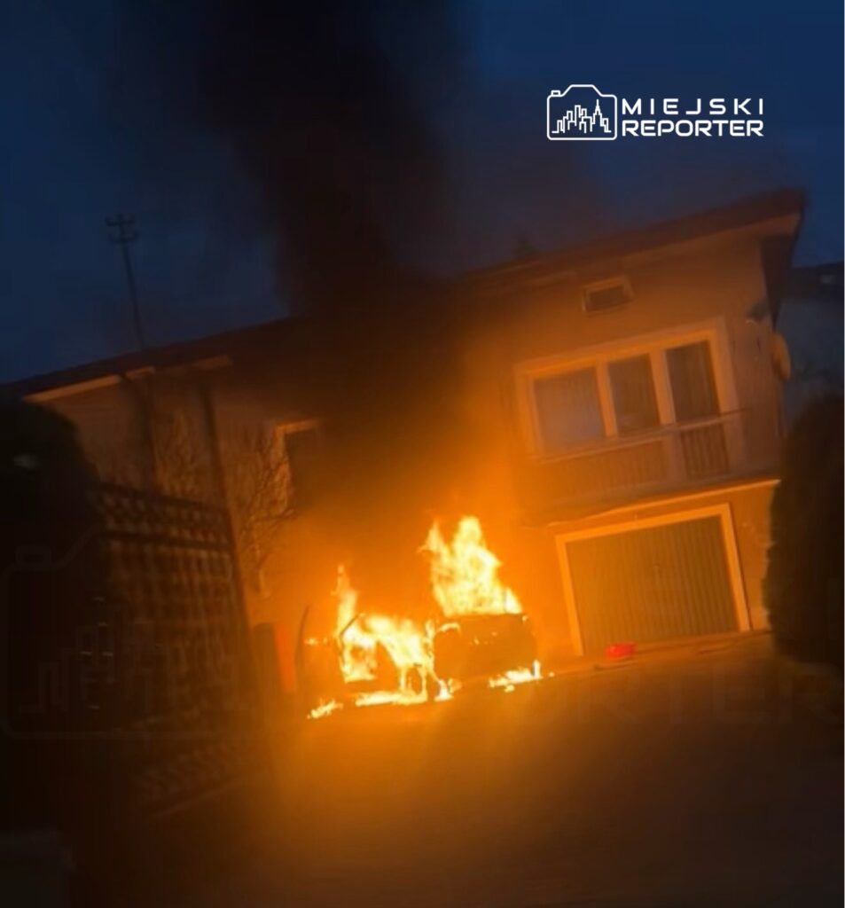 bir mulkte araba yangini arac tamamen yaniyordu 21182