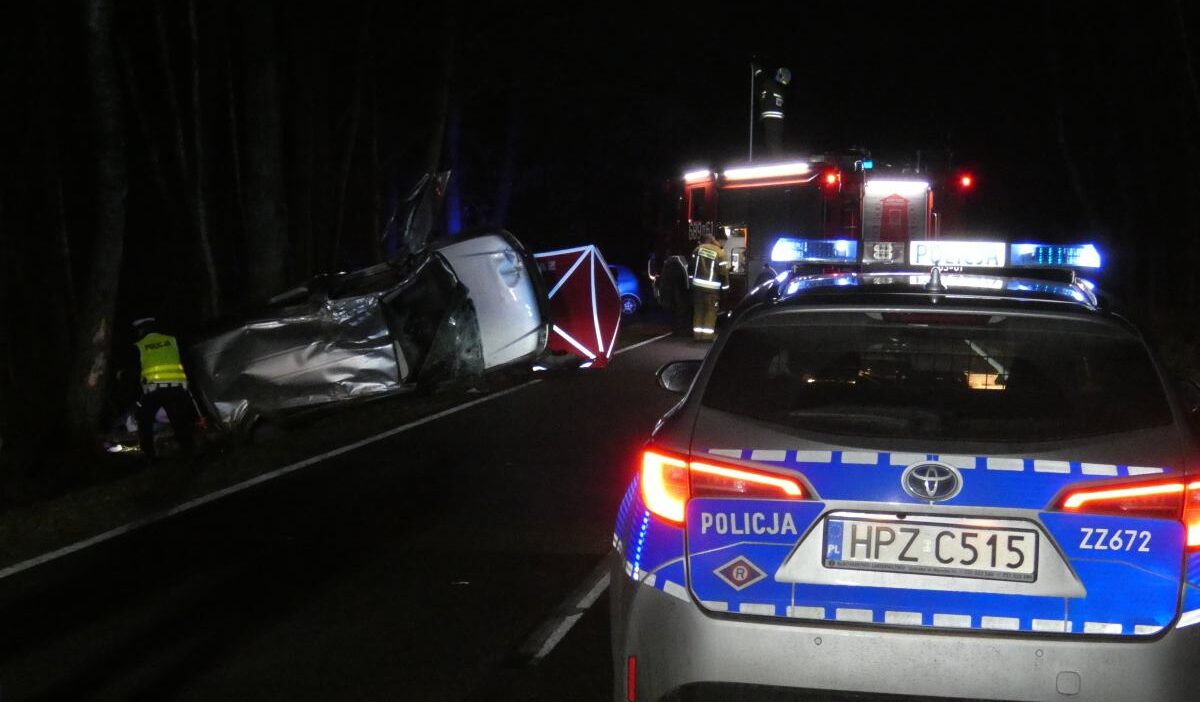 Braniewo yakinlarinda trajik kaza motor arabadan sokulmus 22152