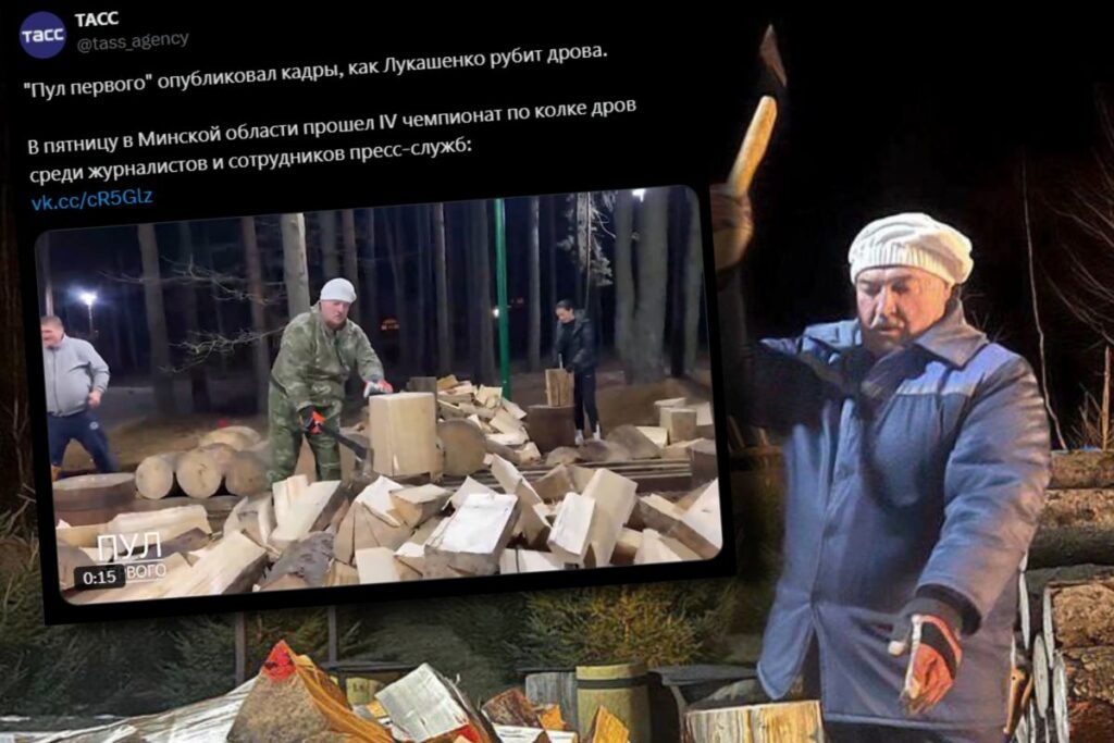 bu goruntuler internette dolasiyor lukashenko bir balta kapti selamlar 22006