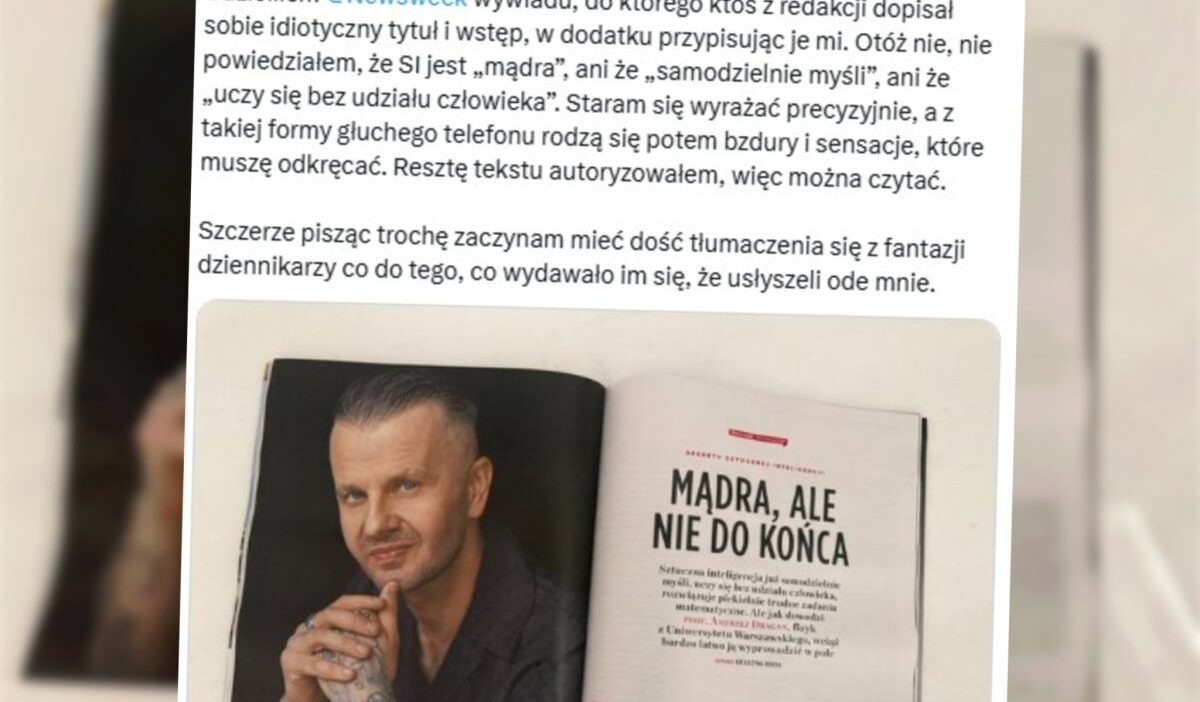 Fizikci newsweek e bir roportaj verdi simdi gurluyor birisi aptalca bir baslik ve giris eklemis 20857