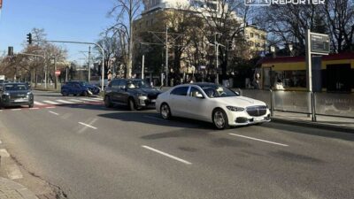 Ford ve maybach arasinda carpisma mokotow da pahaliya mal olan carpisma 22149