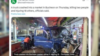 Guney kore bir panayirdaki kalabaligin icine daldi yaralilar var frenler calismadi 22869