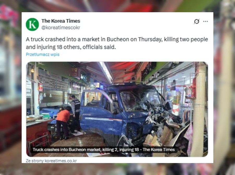 Guney kore bir panayirdaki kalabaligin icine daldi yaralilar var frenler calismadi 22869