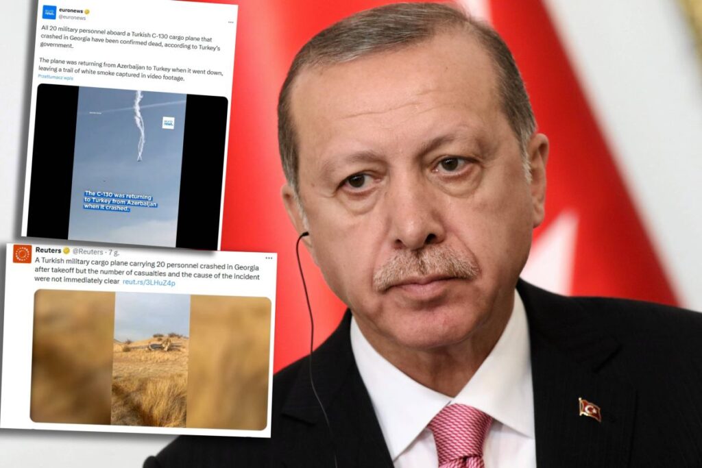 gurcistan da felaket turk ucagi gokyuzunden dustu dramatik goruntuler internete dustu 22625