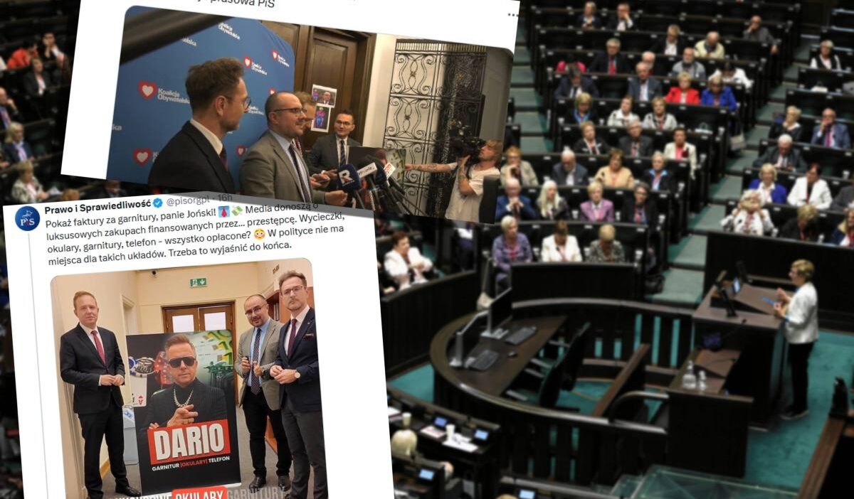 Pis sejm deki ko ofisinin onunde jo skie ye karsi saldiri baslatildi takim elbiselerin faturalarini gosterin 21016