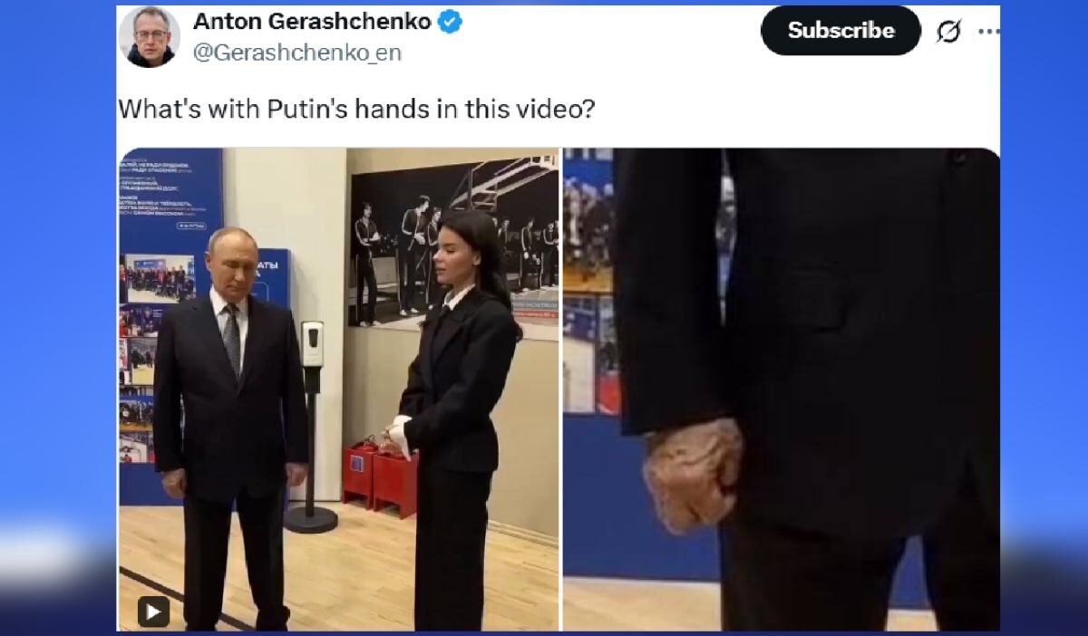 Putin le neler oluyor yeni goruntuler var bir detay dikkat cekiyor 22302