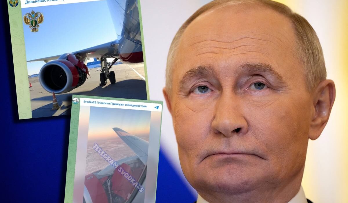 Rus ucagi ucus sirasinda parcalandi korkunc goruntuler internete dustu 23552