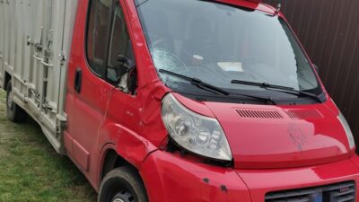 Teslimat aracinin carptigi yaya oldu 25233