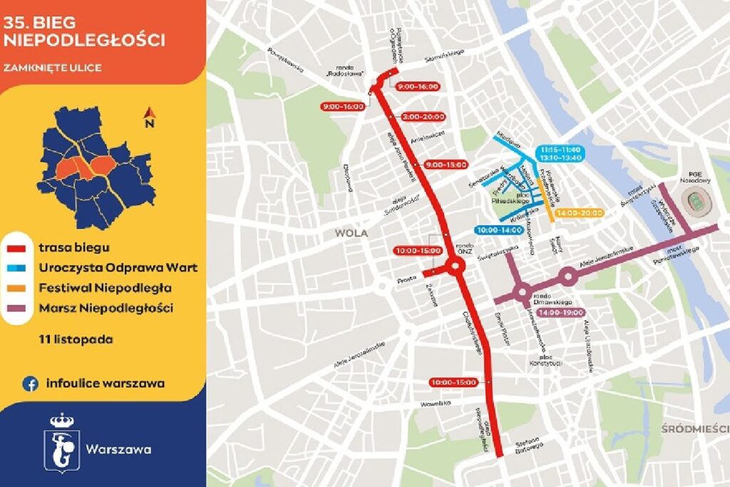 trafikte 11 kasim gunu ciddi sikintilar yasanacaktir varsova daki suruculer bolgeden uzak durmalidir 22353