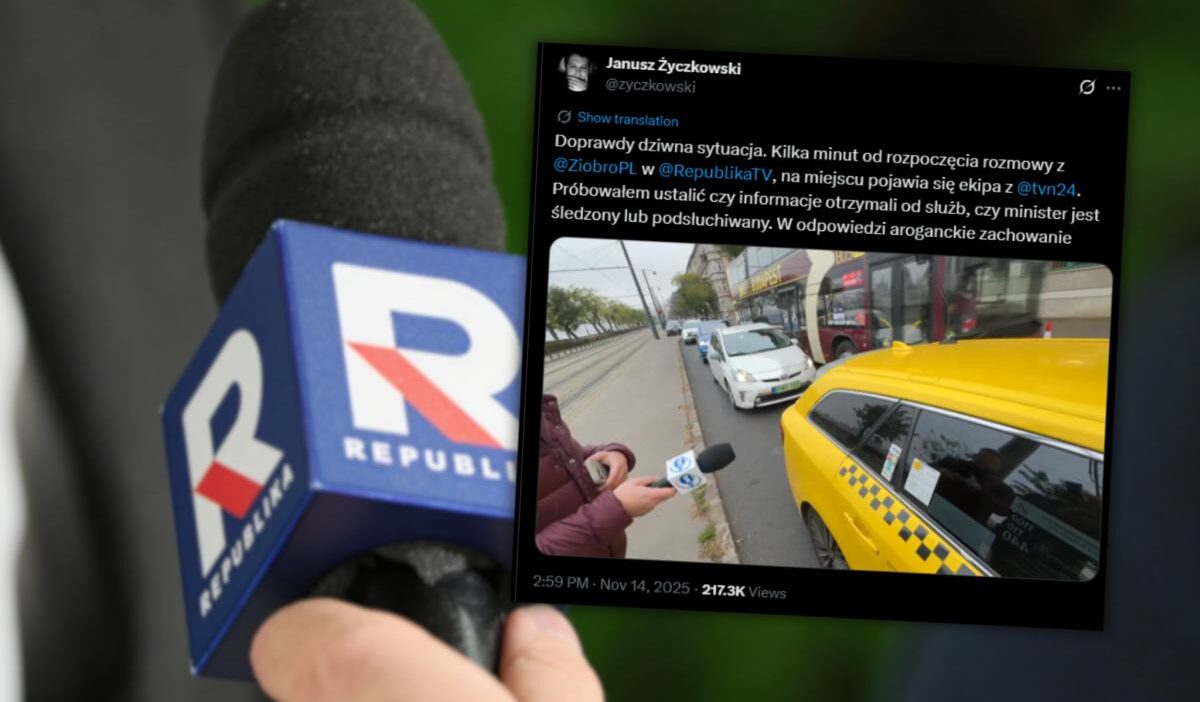 Tvn24 gazetecisi ile tv republika arasinda catisma bir cesit dinleme cihaziniz mi var 23385