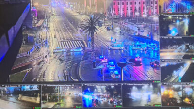 Ulusal bagimsizlik gunu kutlamalarinda polis korumasi video raporu 22695