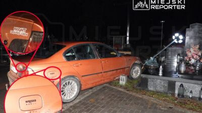 Varsova yakinlarinda bir bmw nin gece takibi surucu bir mezarliga girdi araniyor 26009