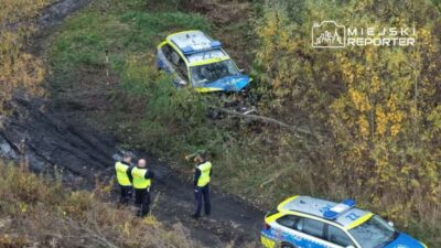 Varsova yakinlarinda bir polis takibi kazayla sonuclandi polis memuru hastaneye kaldirildi 20712