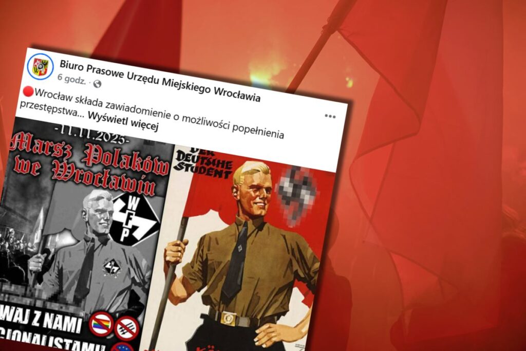 wroc aw 11 kasim yuruyusu oncesinde savciliga bildirimde bulundu skandal bir grafik hakkinda 21185