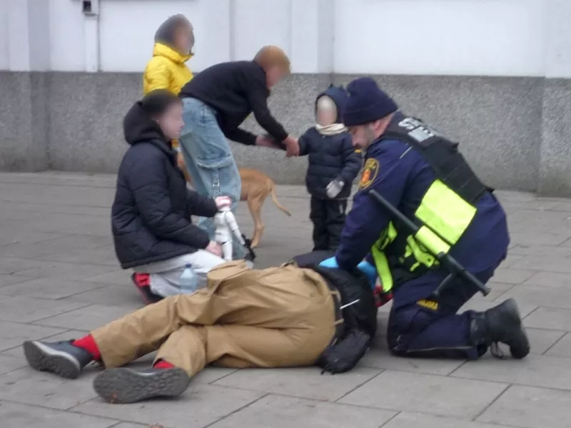 Aile gezintisi sirasinda tehlikeli kaza uc cocuk babalarinin uzerine egilmislerdi 28151