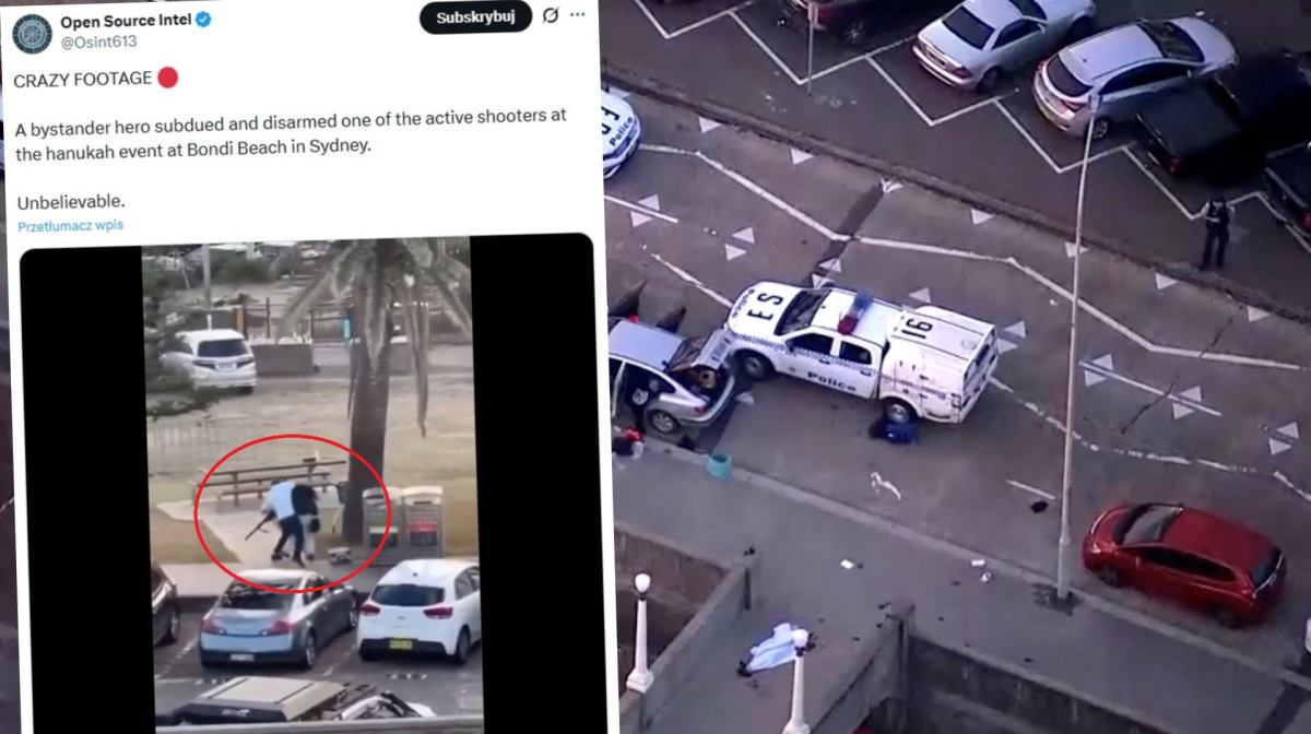 Avustralya dan sok edici sahneler yoldan gecen bir kisi bir teroristin elinden silahini aldi goruntuler var 29824