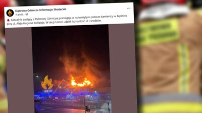 Bedzin de bir apartmanda yangin cikti apartman sakinleri tahliye edildi 28184