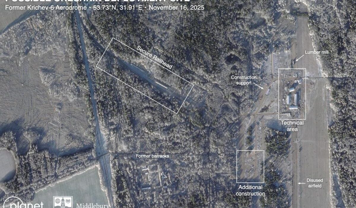 Belarus eski hava ussunun bulundugu yerde bir seyler oluyor uydu goruntuleri var 32588