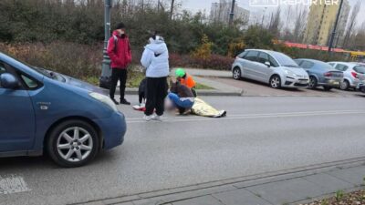 Bielany de seritte carpilan yasli kadin hastaneye kaldirildi 31842