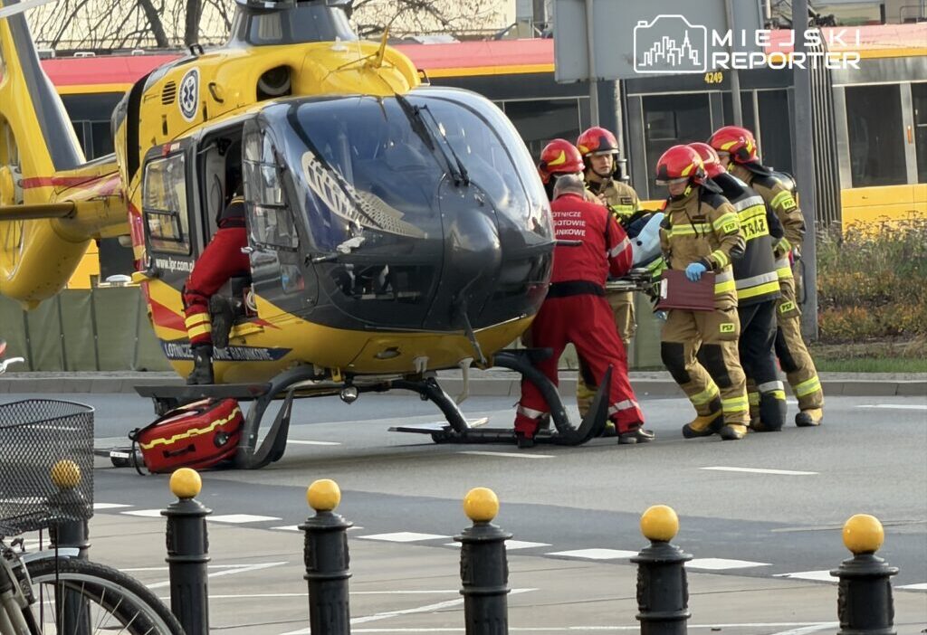 Bisikletli kirmizi isikta gecmis ona bir teslimat kamyonu carpti bir lpr helikopteri olay yerine indi 30572