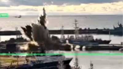 Buyuk patlama fotograflar ukrayna nin rus varsov kentine duzenledigi saldirinin boyutlarini gosteriyor 30882