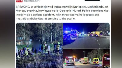 Hollanda da bir araba gecit toreninde kalabaligin arasina daldi dokuz kisi yaralandi i lk bulgulara gore 31836