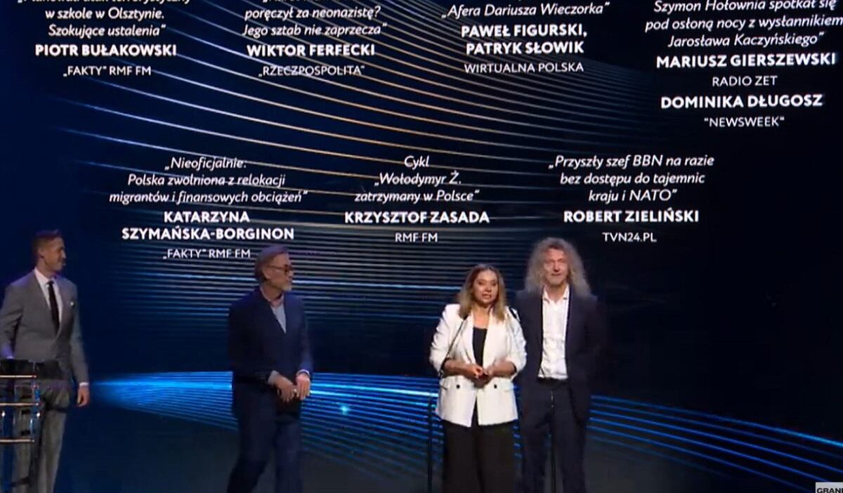 Holownia ve kaczy ski arasindaki gece bulusmasini ortaya cikardiklari icin mariusz gierszewski ve dominika d ugosz a buyuk basin 29918