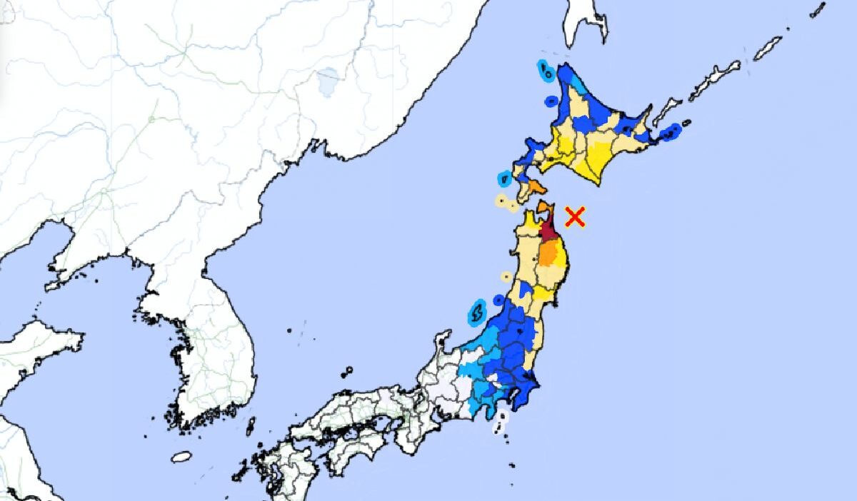 Japonya da siddetli deprem tsunami uyarilari var dalga 3 metreye ulasabilir w 28497