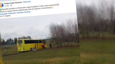 Rzesz w da otobus kazasi bir doner kavsagi gecti ve yoldan cikti 10 kisi yaralandi 29807