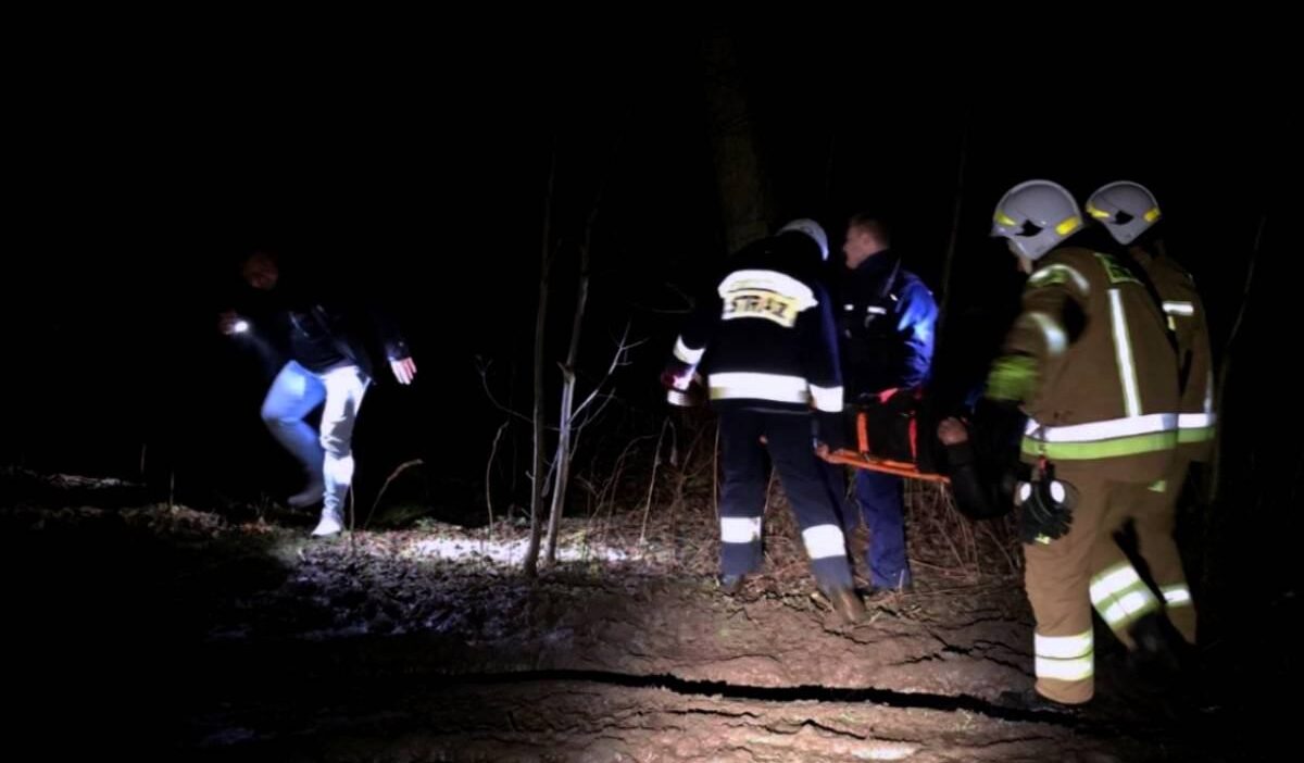 Skierniewice yakinlarindaki bir bataklikta acil eylem sepetten gelen sesler bir atilim getirdi 30609